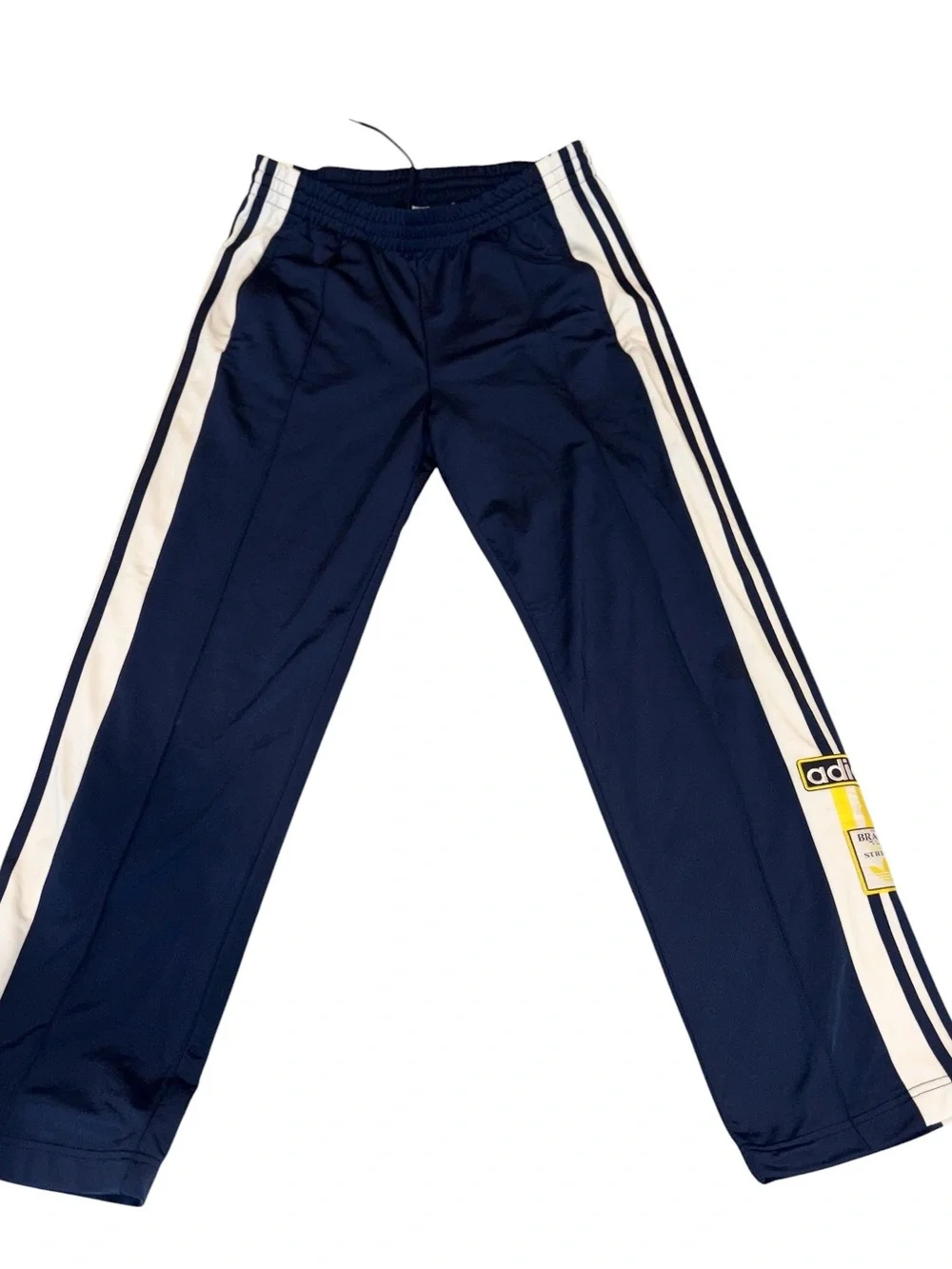 Adidas Originals Adibreak Track Pants Navy & White Stripe Sz M - Picture 8 of 11